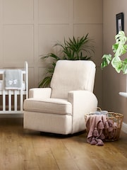 Obaby Oatmeal Madison Swivel Glider Recliner Nursing Chair - Image 2 of 4