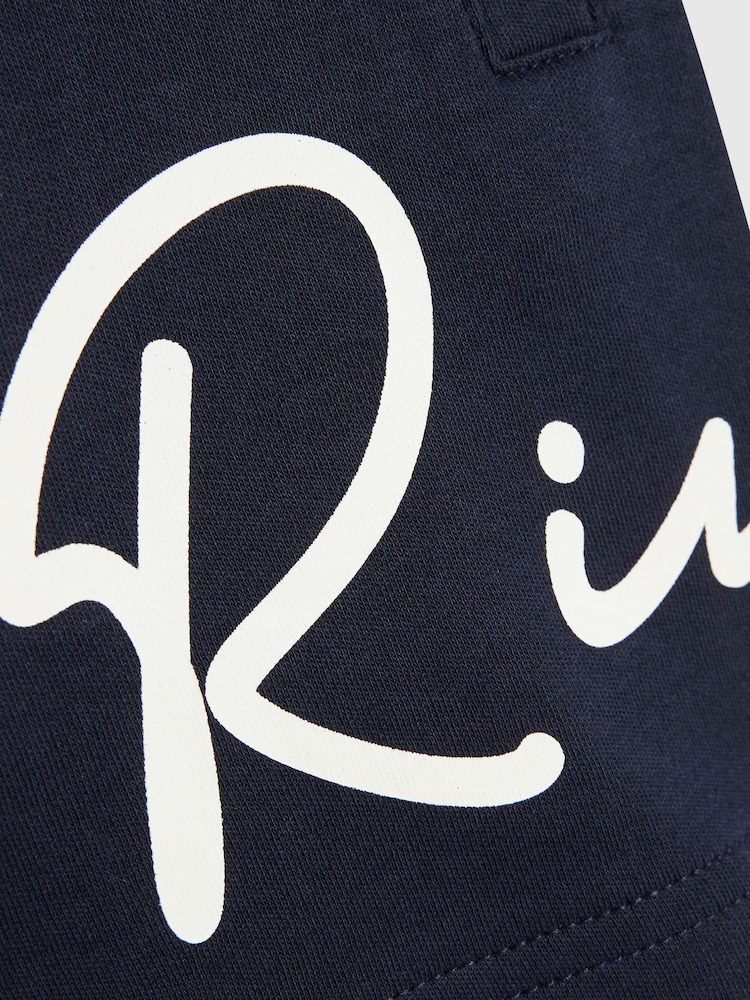 River Island River логотипі бар поло футболка және шорт жиынтығы - 5суретінің 5 суреті