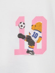 River Island White World Cup Bear T-Shirt - Image 4 of 4