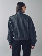 Urban Code Kožený bomber Bunda - Image 4 of 6