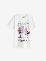 Vanilla Underground White Girls Monster High Licensed 100% Cotton T-Shirt - Image 1 of 4