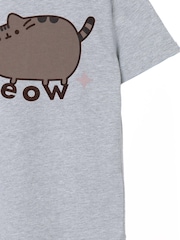 Vanilla Underground Grey Pusheen Meow Kids Short Sleeved 100% Cotton T-Shirt - Image 3 of 5