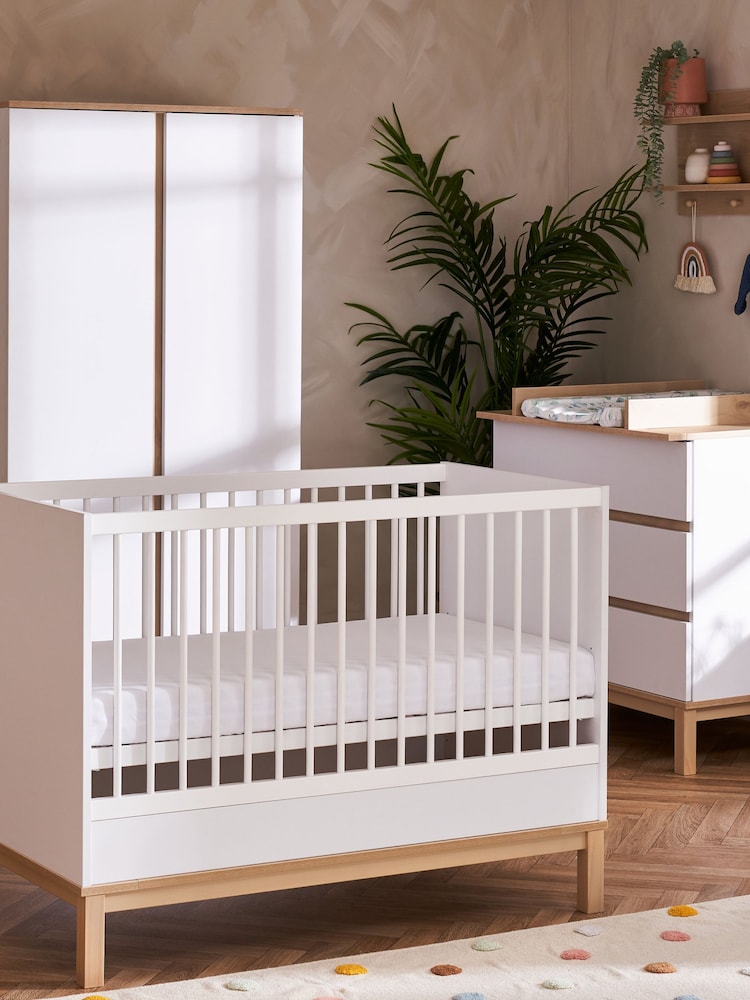 Obaby White Small Astrid Cot Bed - Image 1 of 5