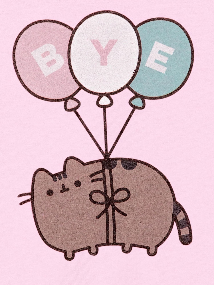 Vanilla Underground Pink Pusheen Girls Licensed T-Shirt - Image 2 of 5