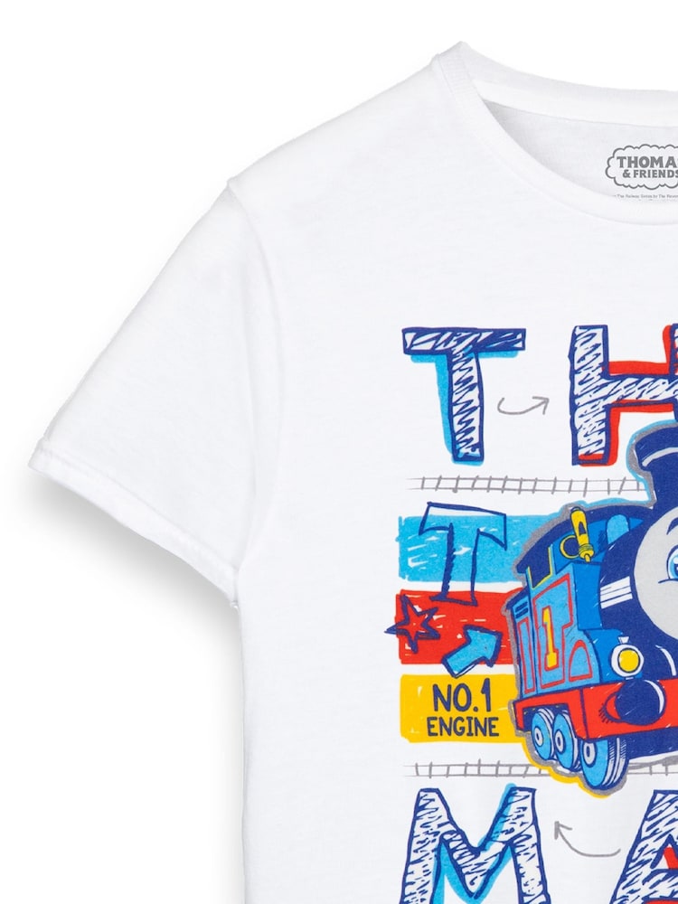 Vanilla Underground White 100% Cotton Thomas and Friends Boys Licensed T-Shirt - Image 3 of 5