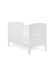 Obaby White Grace Cot Bed, Cot Top Changer and Fibre Mattress - Image 5 of 5
