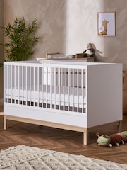Obaby White Astrid Cot Bed - Image 1 of 6