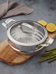 Stellar Polished Steel 16/18/20cm Steamer Insert - Image 1 of 2