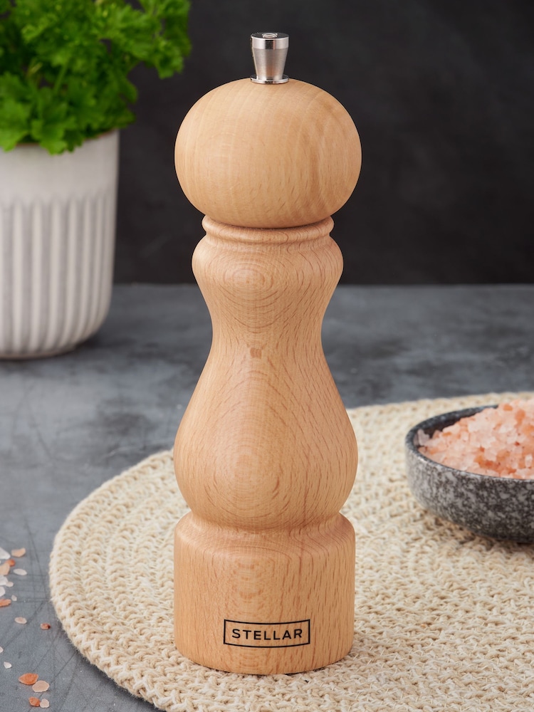 Stellar Natural  Light 18cm Salt Mill - Image 1 of 4
