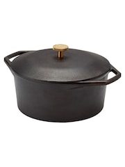 Stellar Black 25cm Cast Iron Casserole - Image 4 of 4