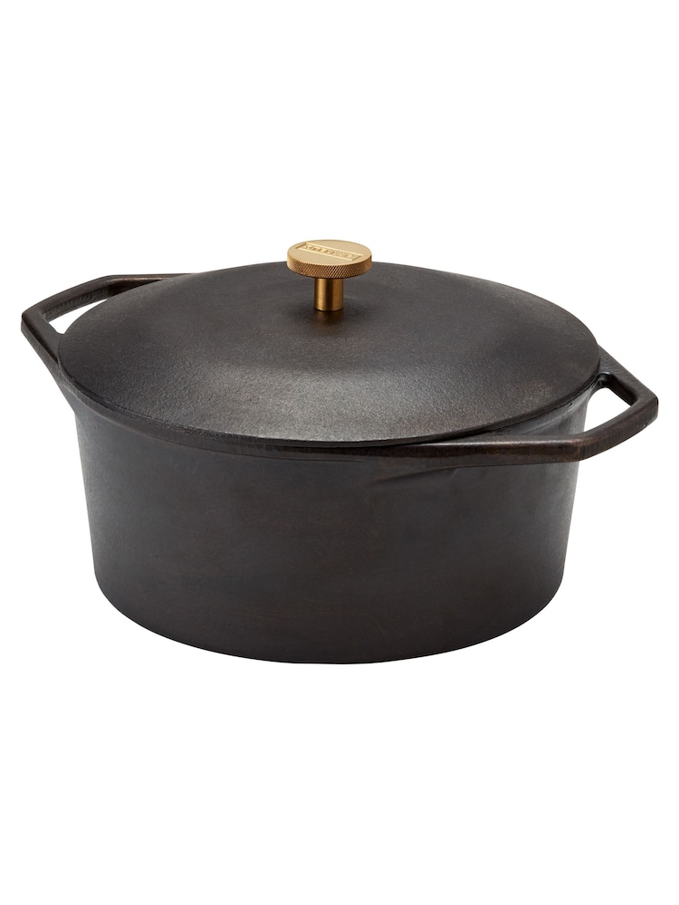 Stellar Black 25cm Cast Iron Casserole - Image 4 of 4