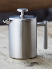 Stellar Brushed Silver 2.5 Cup Double-Wall Insulated Cafetiere 300ml - Image 1 of 3