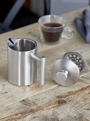 Stellar Brushed Silver 2.5 Cup Double-Wall Insulated Cafetiere 300ml - Image 2 of 3