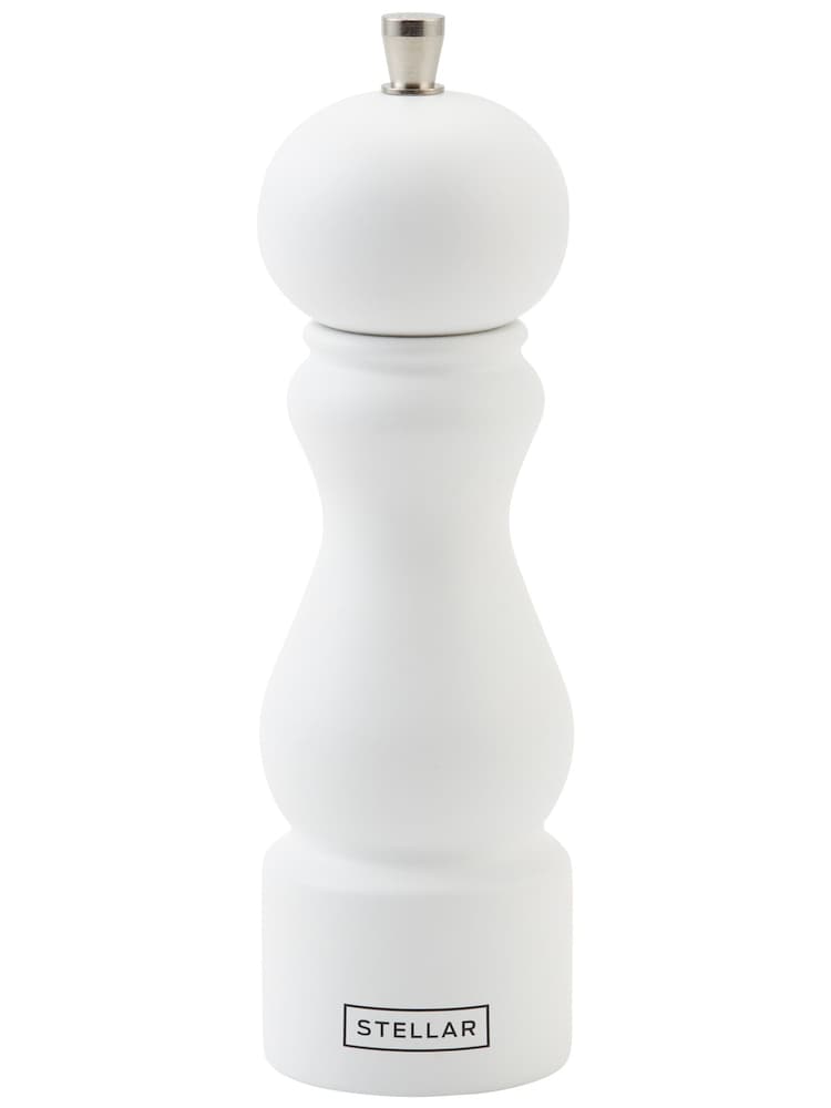 Stellar White 18cm Salt Mill - Image 4 of 4