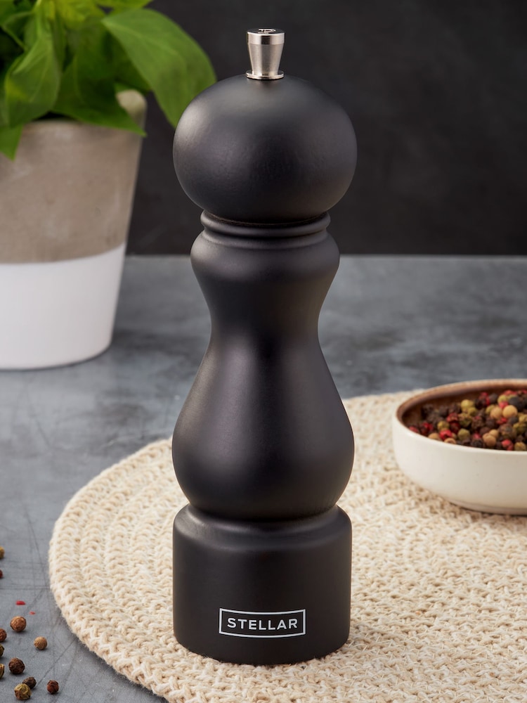 Stellar Black 18cm Pepper Mill - Image 1 of 4