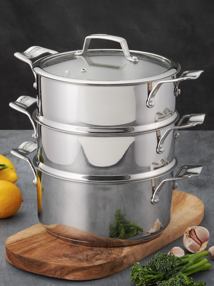 Stellar 22cm 3 Tier Steamer Set - Image 1 of 4