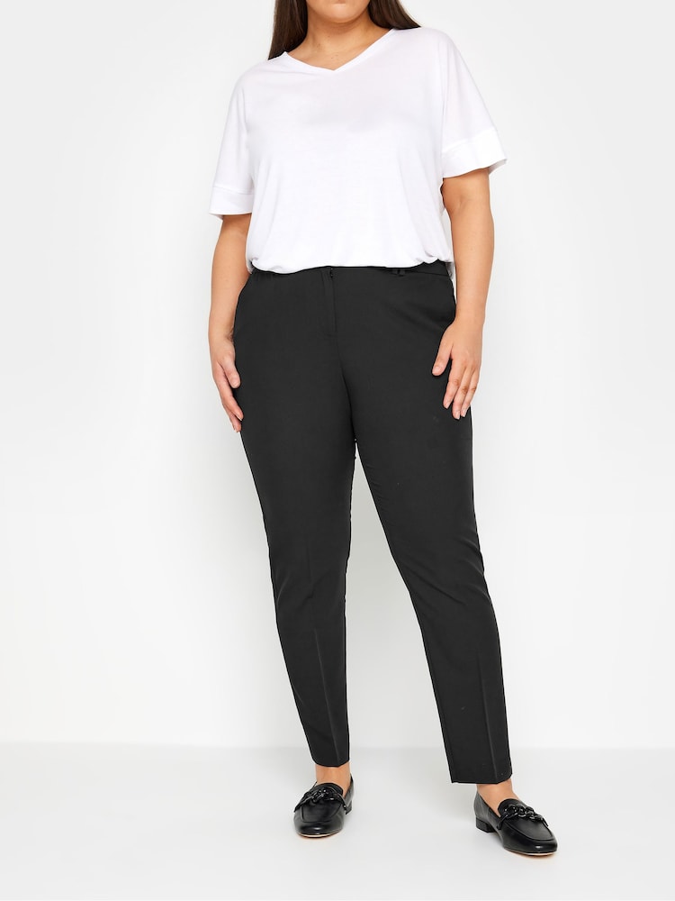 Evans Tapered Black Trousers - Image 1 of 2