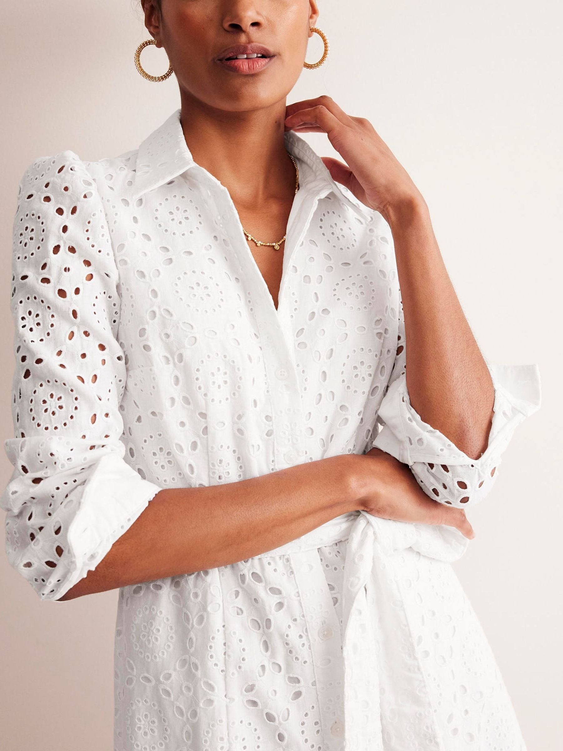 White shirt dress petite best sale