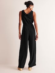 Boden Black Petite Clarissa Jumpsuit - Image 3 of 5