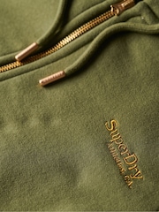 Superdry Olive Khaki Essential Logo Zip Hoodie - Image 5 of 6