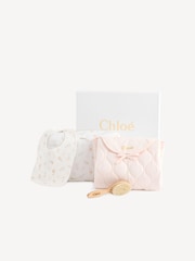 Chloé Baby Natural Gift Sets with Bib Brush Changing Mat & Pouch - Image 1 of 15