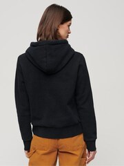 Superdry Black Tokyo Vintage Logo Graphic Hoodie - Image 2 of 7