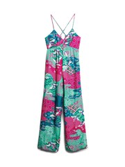 Superdry Purple Printed Cami Jumpsuit - Image 4 of 6