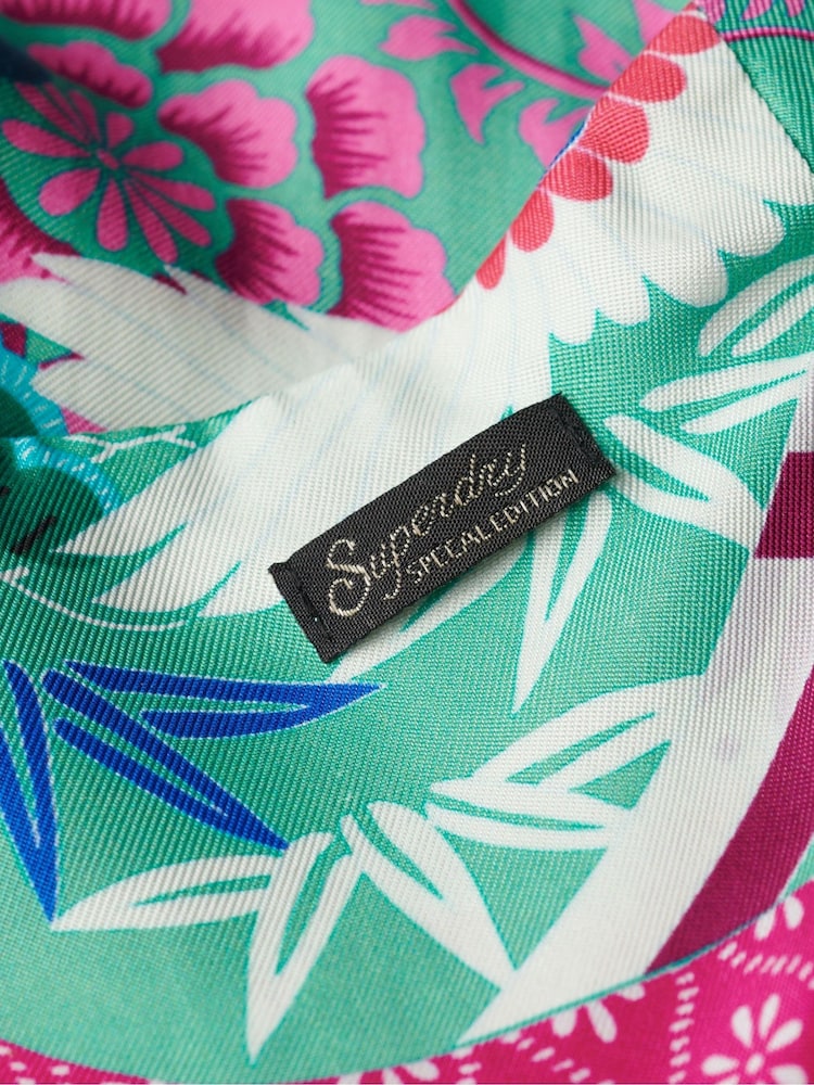 Superdry Purple Printed Cami Jumpsuit - Image 6 of 6