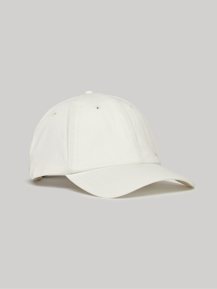 Superdry White Vintage Embroidered 100% Cotton Cap - Image 1 of 8