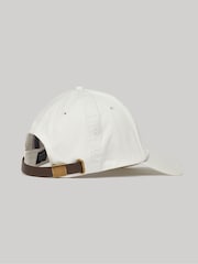 Superdry White Vintage Embroidered 100% Cotton Cap - Image 3 of 8