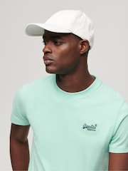 Superdry White Vintage Embroidered 100% Cotton Cap - Image 4 of 8