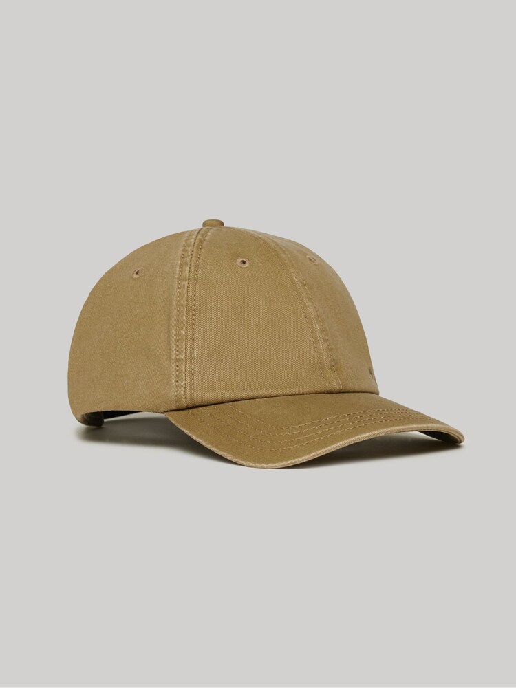 Superdry Brown Vintage Embroidered 100% Cotton Cap - Image 2 of 4
