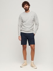 Superdry Blue 100% Cotton Bermuda Dot Shorts - Image 1 of 6