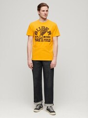 Superdry Gold 100% Cotton Track And Field Athletic Graphic T-Shirt - Image 2 of 6