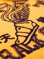 Superdry Gold 100% Cotton Track And Field Athletic Graphic T-Shirt - Image 6 of 6
