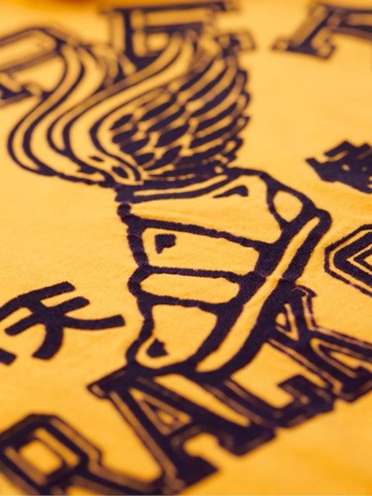 Superdry Gold 100% Cotton Track And Field Athletic Graphic T-Shirt - Image 6 of 6
