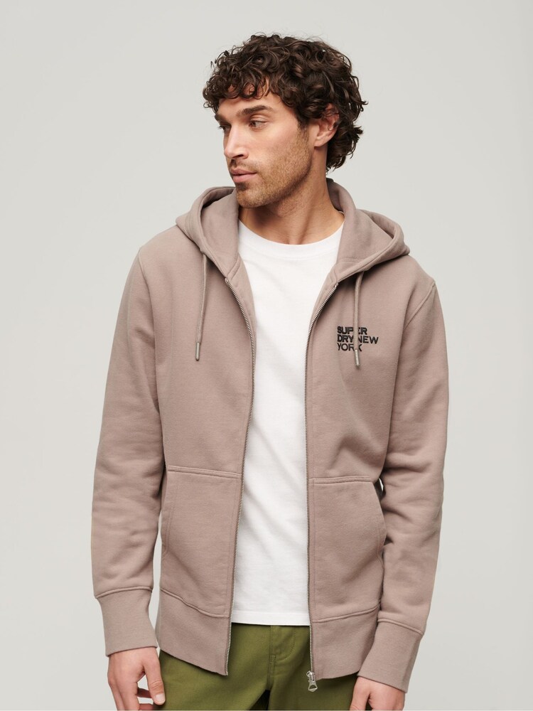 Hanorac sport de lux cu fermoar Superdry Larg  - Image 1 of 6