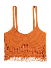 Superdry Vintage Crotchet Fringe 100% Cotton Top - Bild 5 von 7