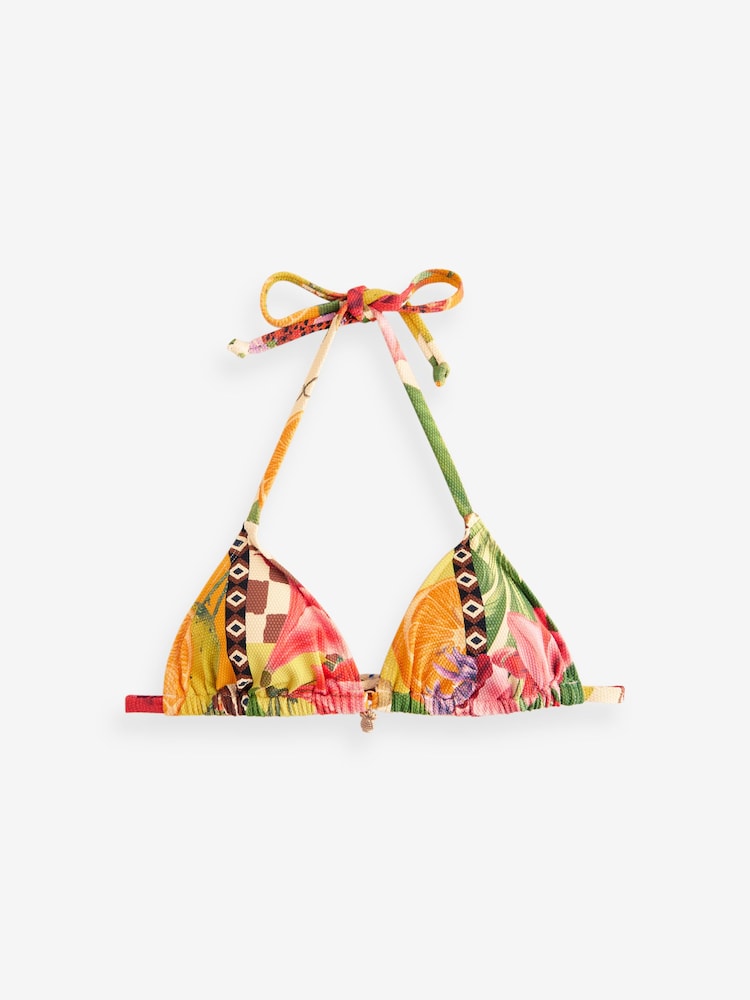 Kew Kollektion – Gelb mit floralem/Obstmuster - Triangel-Bikinioberteil - Bild 7 von 7 Kew Kollektion – Gelb mit floralem/Obstmuster - Triangel-Bikinioberteil - Bild 7 von 7