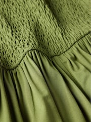 Mint Velvet Green Jersey Bandeau Jumpsuit - Image 4 of 4