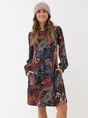 FatFace Kareen Multi Animal Dress - Image 1 of 6