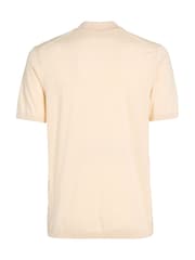 Calvin Klein White Cotton Silk Polo Shirt - Image 5 of 6