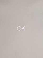 Calvin Klein Brown Slim Fit Poplin Stretch Shirt - Image 6 of 6