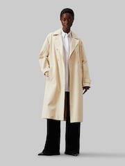 Calvin Klein Nude Essential Trench Coat - Image 1 of 5