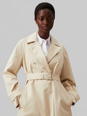 Calvin Klein Nude Essential Trench Coat - Image 3 of 5