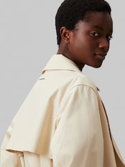 Calvin Klein Nude Essential Trench Coat - Image 4 of 5