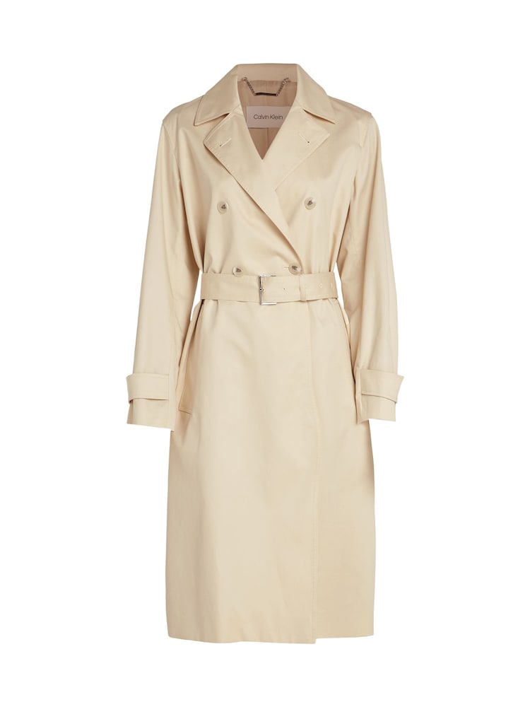 Calvin Klein Nude Essential Trench Coat - Image 5 of 5