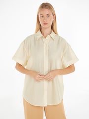 Calvin Klein Nude TENCEL™ Relaxed Shirt - Image 1 of 6