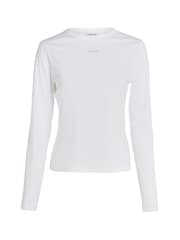 Calvin Klein White Slim Fit Nano Logo T-Shirt - Image 5 of 5