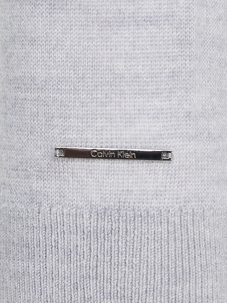 Calvin Klein Merino Wool Button Cardigan - Slika 6 iz 6